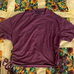 Shein size medium crop shirt